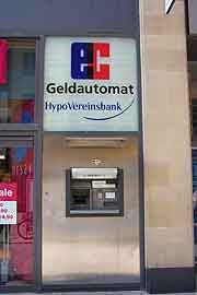 Geldautomat der HypoVereinsbank  Kaufinger Str. 09 (Foto: Marikka-Laila Maisel)
