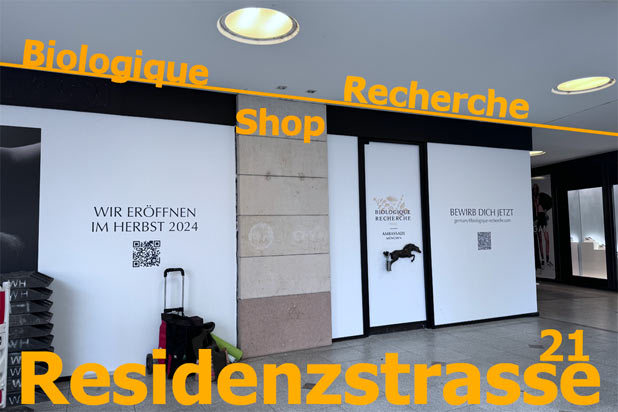 1. Münchner eigener "Biologique Recherche Shop" eröffnet in der Residenzstrasse, im Herbst 2024 Foto: Martin Schmitz