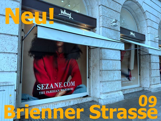 1. Sezane Store eröffnet in München in der Briennerstrasse, im Herbst 2025 Foto: Martin Schmitz