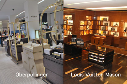 Münchner Luxustempel "Oberpollinger" und "Louis Vuitton Mason" Fotos: Marikka-Laila Maisel 