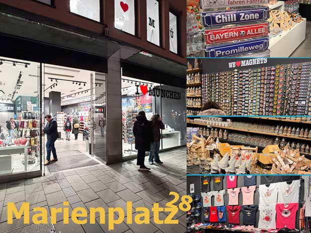 Ein "I Love M&uuml;nchen" Shop er&ouml;ffnete am Marienplatz Anfang Februar 2026 Fotos: Martin Schmitz