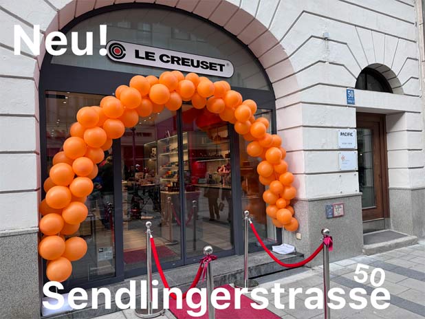 Ein Le Creuset Shop eröffnete in München in der Sendlingerstrasse Foto: Martin Schmitz