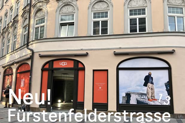 Ein UGG Mega-Store eröffnet in München in der Fürstenfelderstrasse, demnächst Foto:Marikka-Laila Maisel