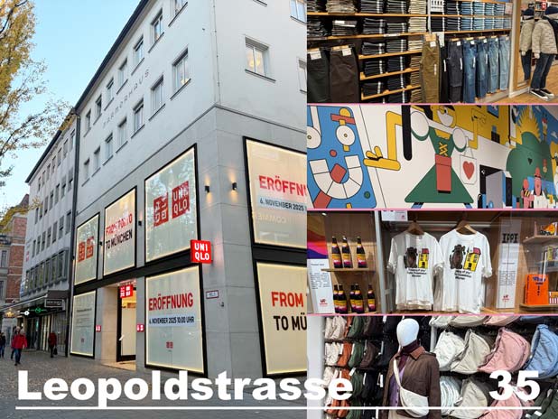 "Uniqlo" eröffnete in München einen Store auf 900 Quadratmetern am 06.11.2025 Fotos: Martin Schmitz